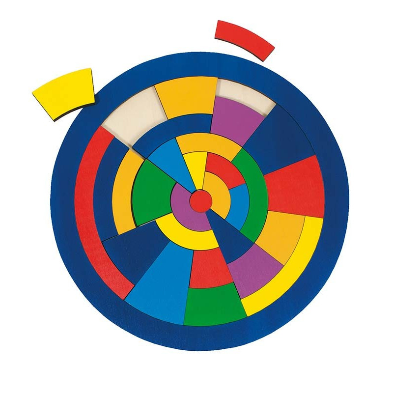 GOKI Puzzle Circulaire Coloré