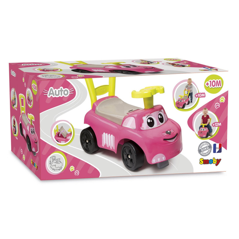 Smoby Auto Ride-on Pink 720524