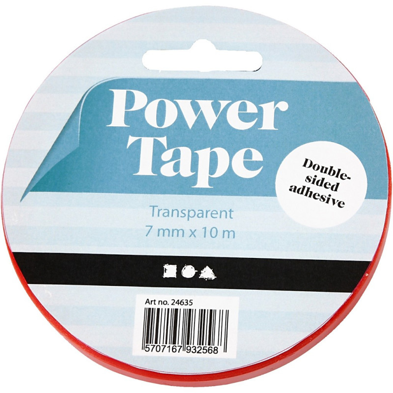 Creativ Company - Double Sided Adhesive Power Tape 7mm, 10m 24635