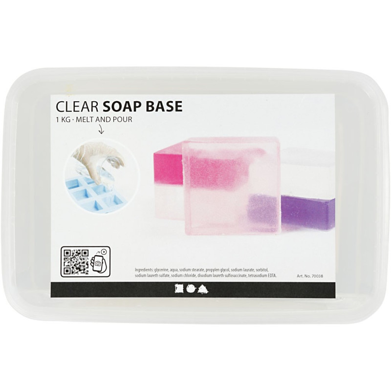 Creativ Company - Soap Base Clear, 1kg 70038