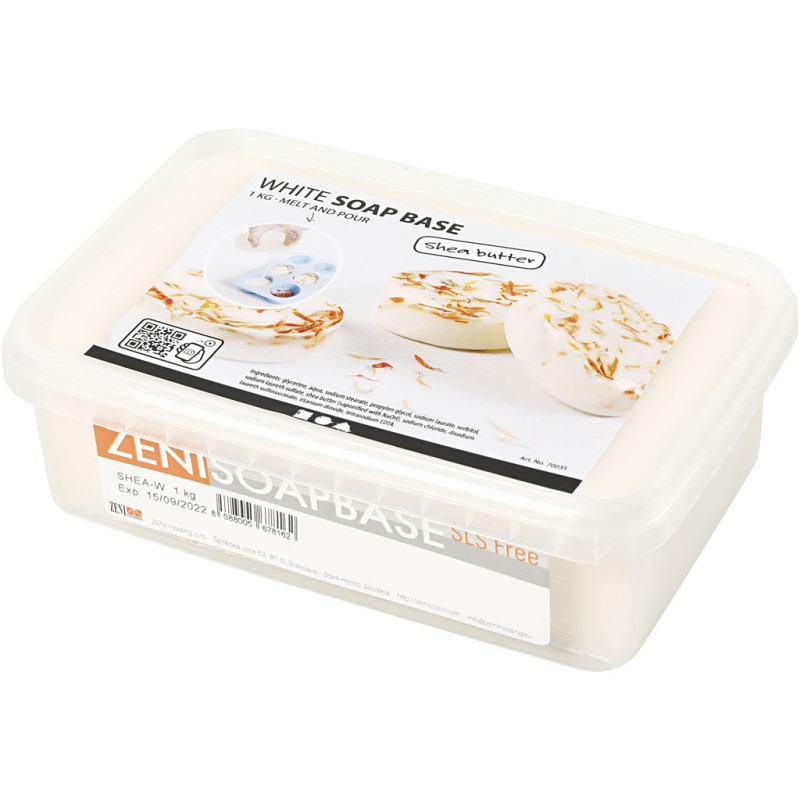 Creativ Company - Shea Butter Soap Base White, 1kg 70035