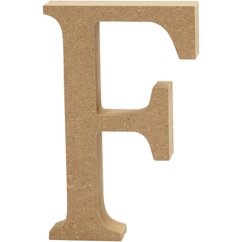 Creativ Company - Letter F MDF 8cm, 1pc. 56365