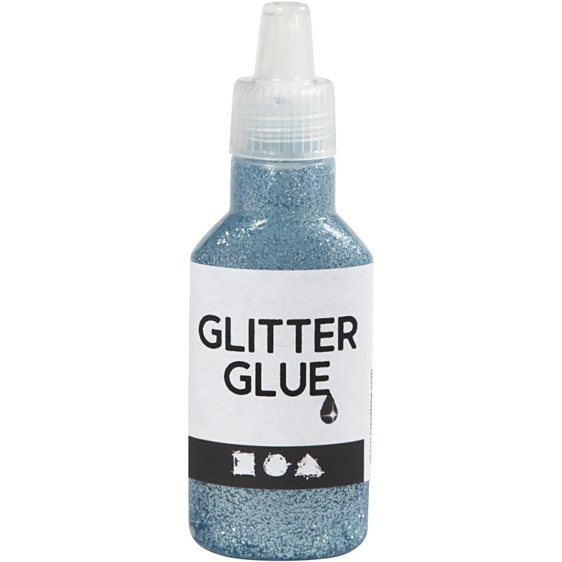 Creativ Company - Glitter glue Light blue, 25ml 318260