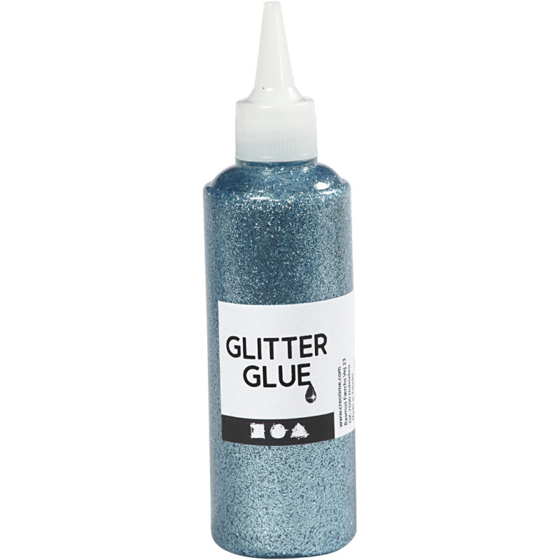 Creativ Company - Glitter glue Light blue, 118ml 31826