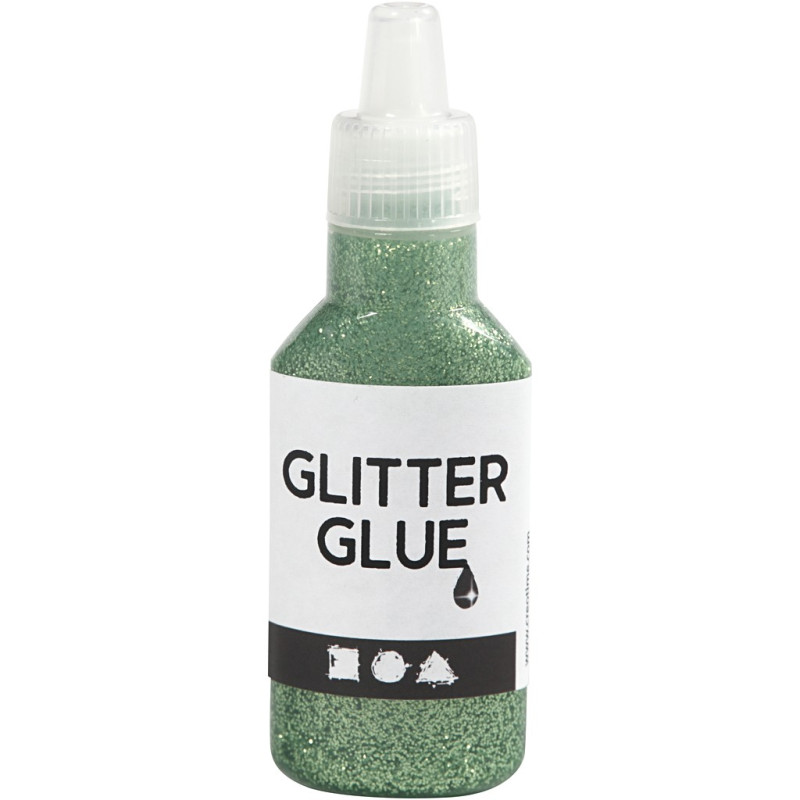 Creativ Company - Glitter Glue Green, 25ml 318240