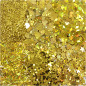 Creativ Company - Glitter and Paileten Gold, 6x5gr 28469