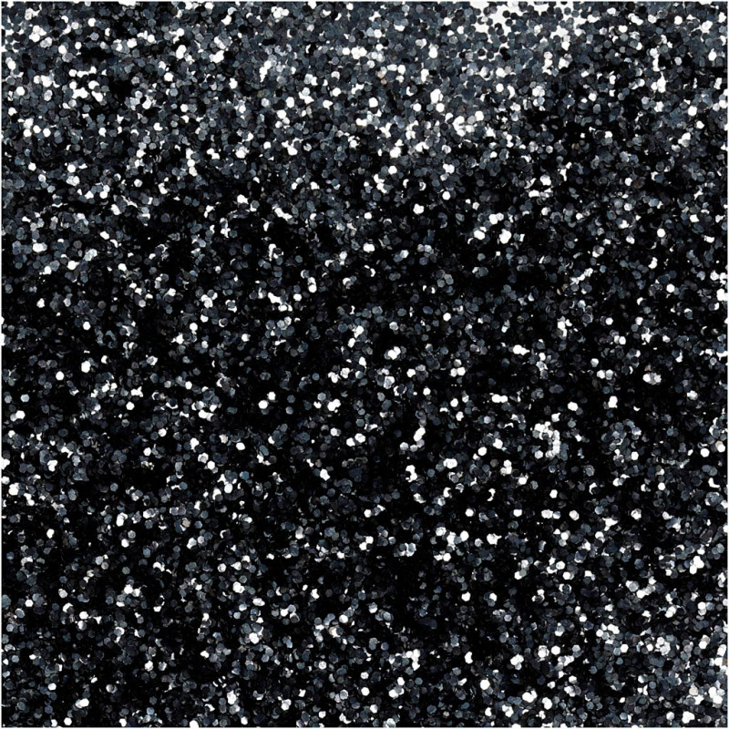 Creativ Company - Organic Glitter Black, 10gr 284362