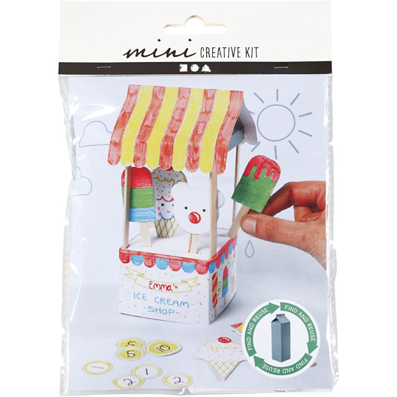 Creativ Company - Mini Creative Kit Milk carton 977430