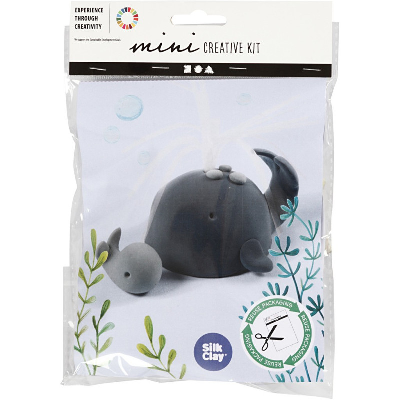 Creativ Company - Mini Creative Kit Whale with Calf 977360