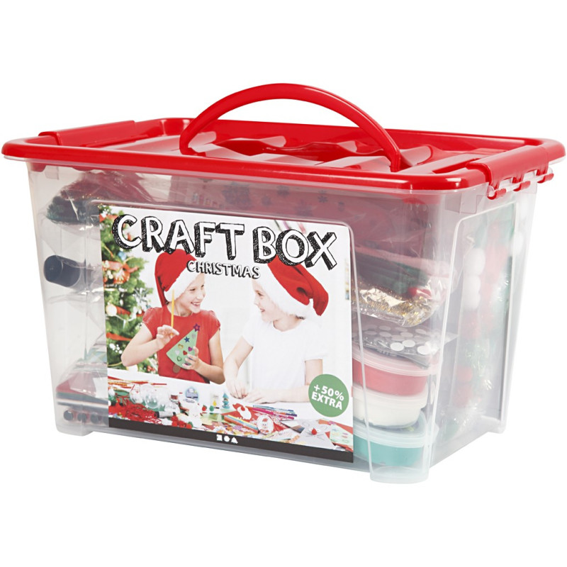 Creativ Company - Hobby box Red with Creative Materials, 1pc. 97499