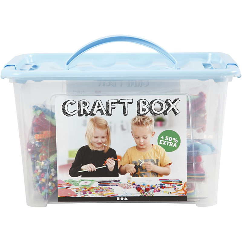 Creativ Company - Hobby box Blue with Creative Materials, 1pc. 97498