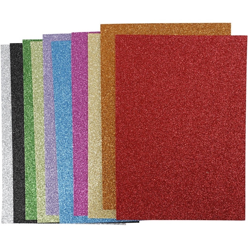 Creativ Company - EVA Foam Sheets Color A4, 10pcs. 79029