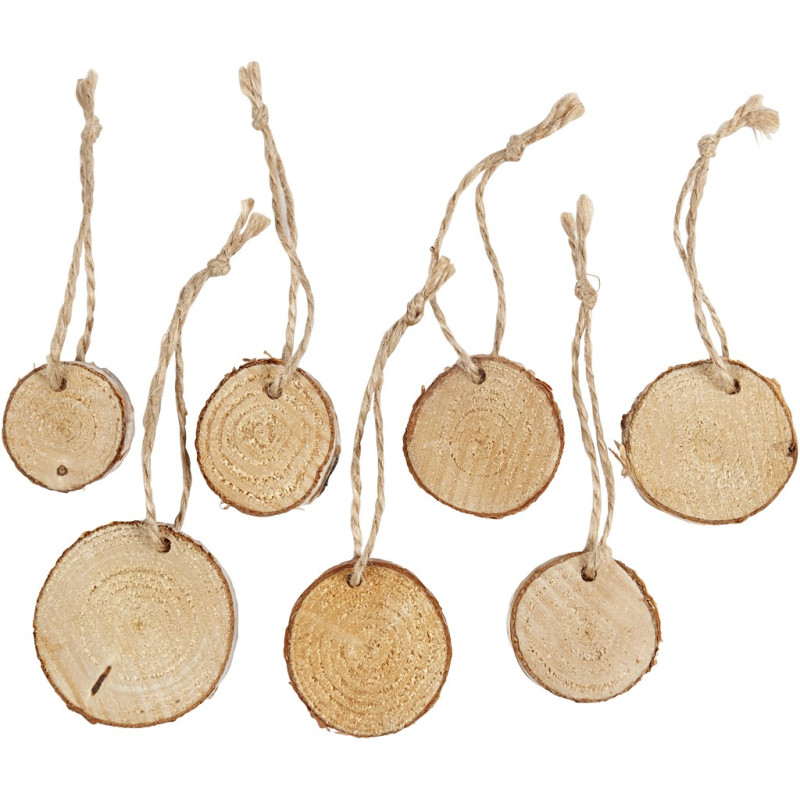 Creativ Company - Wooden Disc with Hanging Eye 50281
