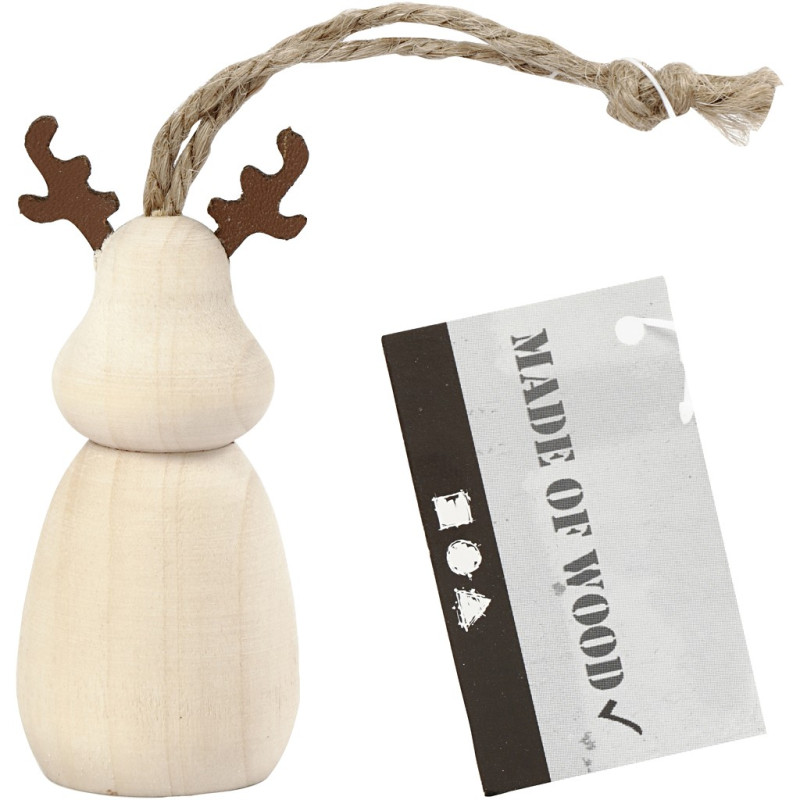 Creativ Company - Wooden Hanger Reindeer 58059