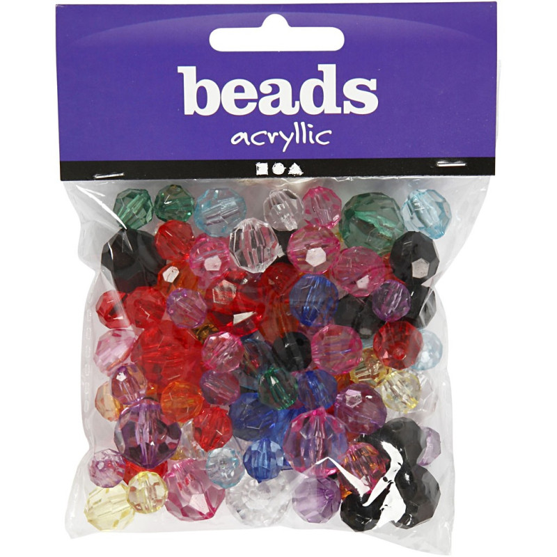 Creativ Company - Faceted Beads Mix, 618780
