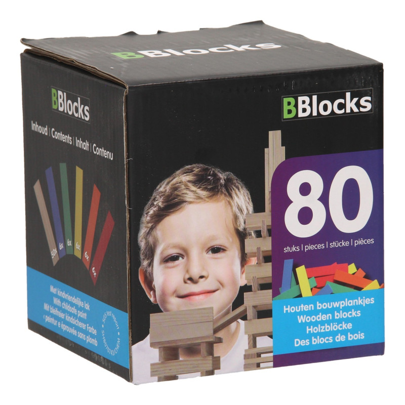 BBlocks - Bblocks Building boards Color, 80dlg. BBL80-N