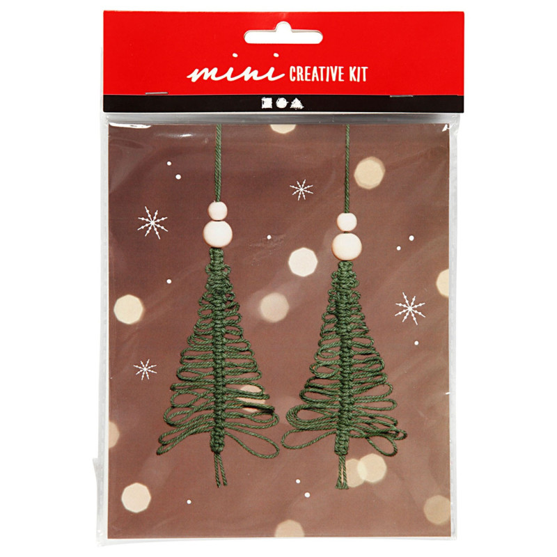 Creativ Company - Mini Creative Kit Macrame Christmas Tree 977411
