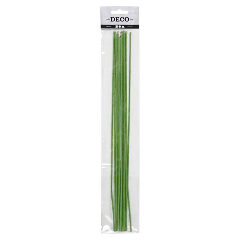 Creativ Company - Flower stem wire Green 2 mm, 20pcs. 610351