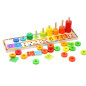 Topbright - Wooden Learning Game Rings Counting, 56 pcs. 6540