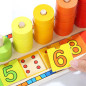 Topbright - Wooden Learning Game Rings Counting, 56 pcs. 6540