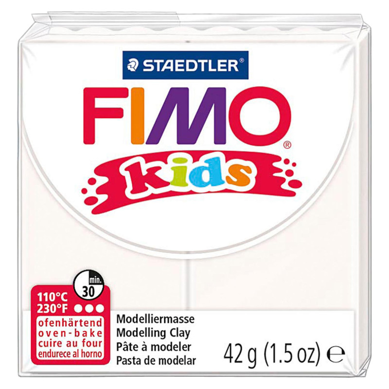 Fimo - FIMO Kids Modeling Clay White, 42gr 78520