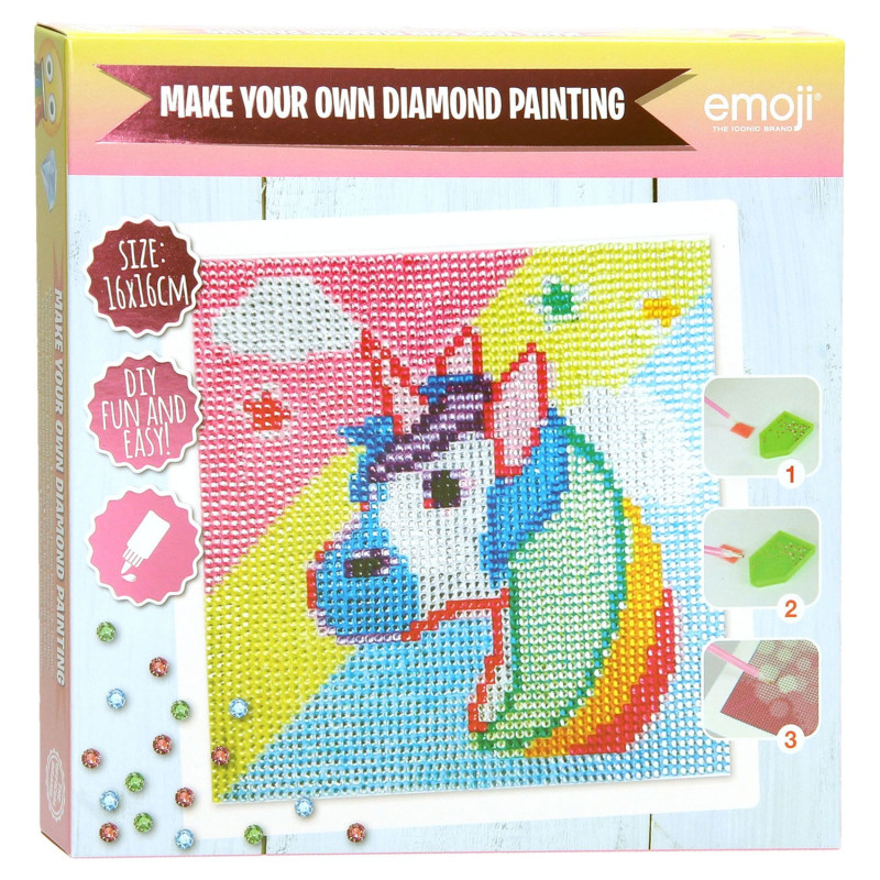 Unico - Emoji Diamond Painting - Unicorn CLR-4417