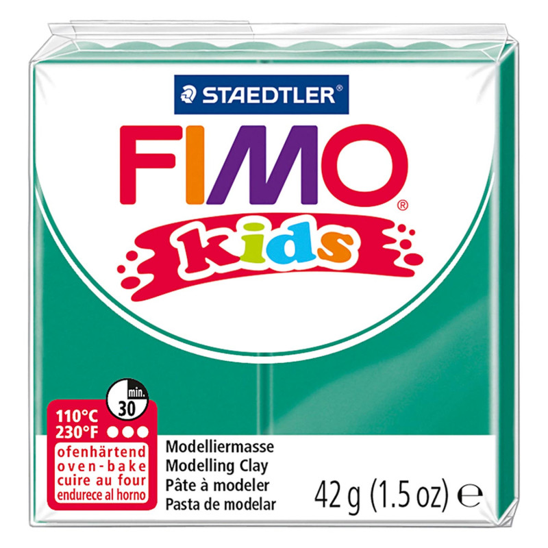 Fimo - FIMO Kids Modeling Clay Green, 42gr 78529