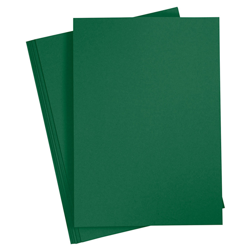 Creativ Company - Colored Cardboard Pine Green A4, 20 sheets 21124