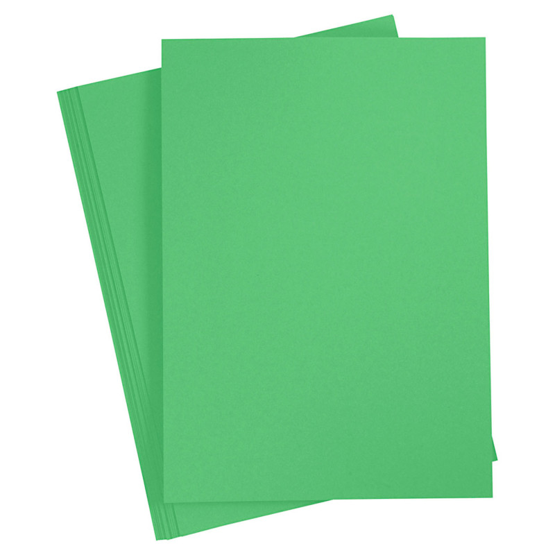 Creativ Company - Colored Cardboard Grass Green A4, 20 sheets 21123