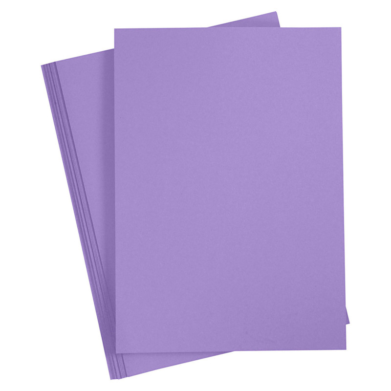 Creativ Company - Colored Cardboard Purple A4, 20 sheets 21117