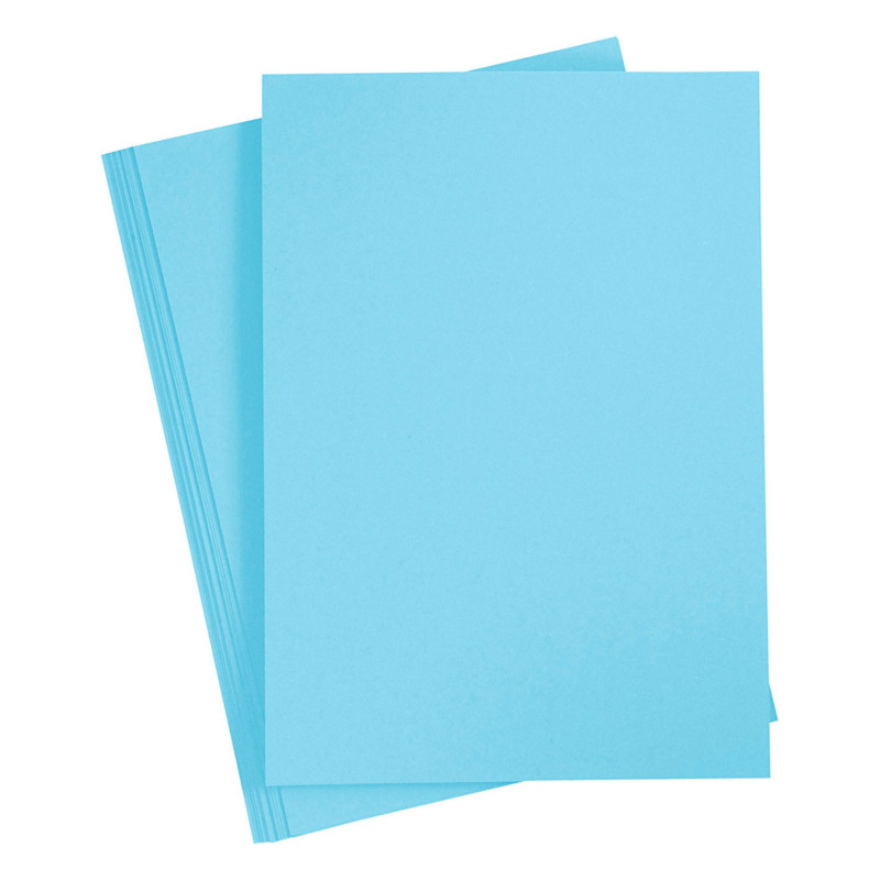 Creativ Company - Colored Cardboard Sky Blue A4, 20 sheets 211056
