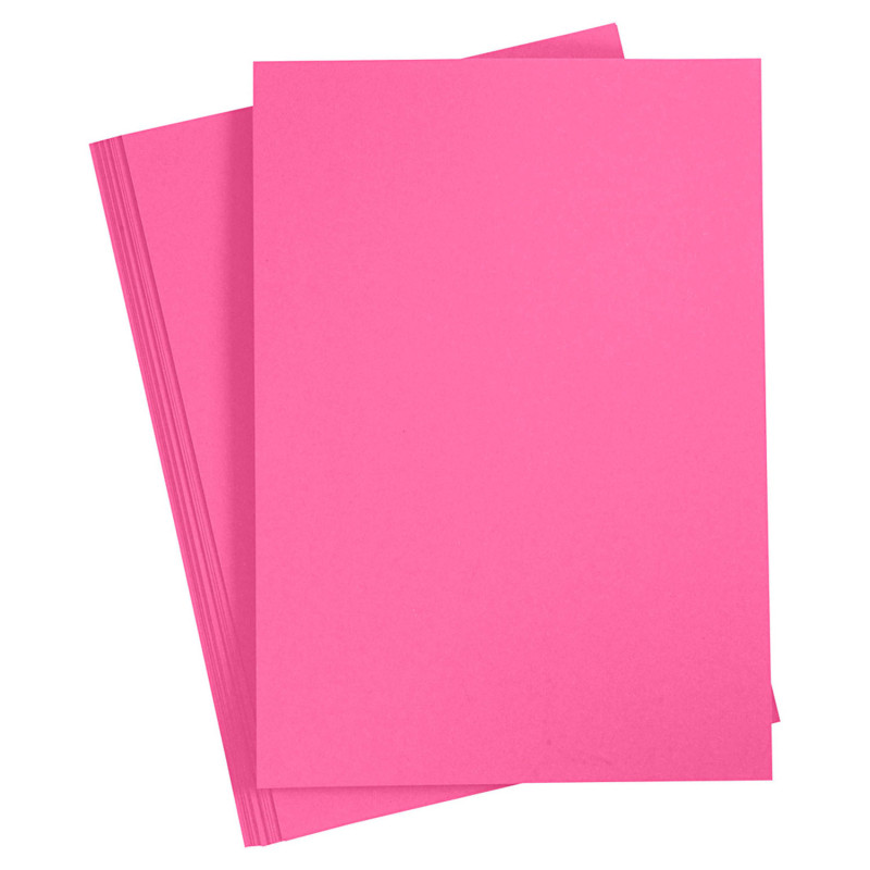 Creativ Company - Colored Cardboard Pink A4, 20 sheets 211046