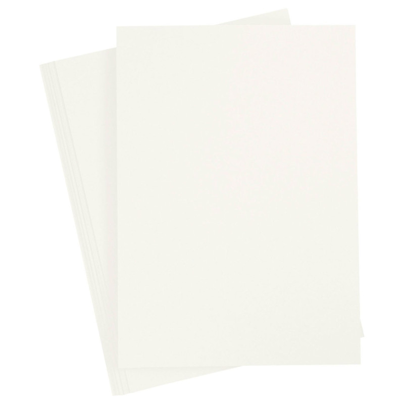 Creativ Company - Colored Cardboard Ivory A4, 20 sheets 211036
