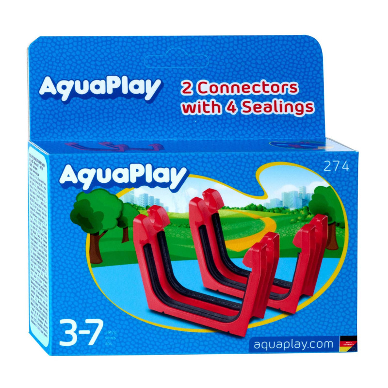 Aquaplay - AquaPlay 274 - Connector + Rubber Seals, 2pcs. 274