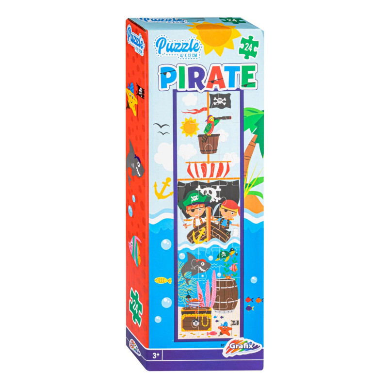 Grafix - Tower Puzzle Pirate, 47x12cm 400021