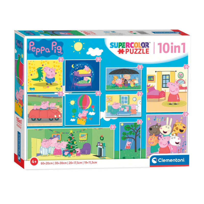 Clementoni Puzzles Peppa Pig, 10in1 20271