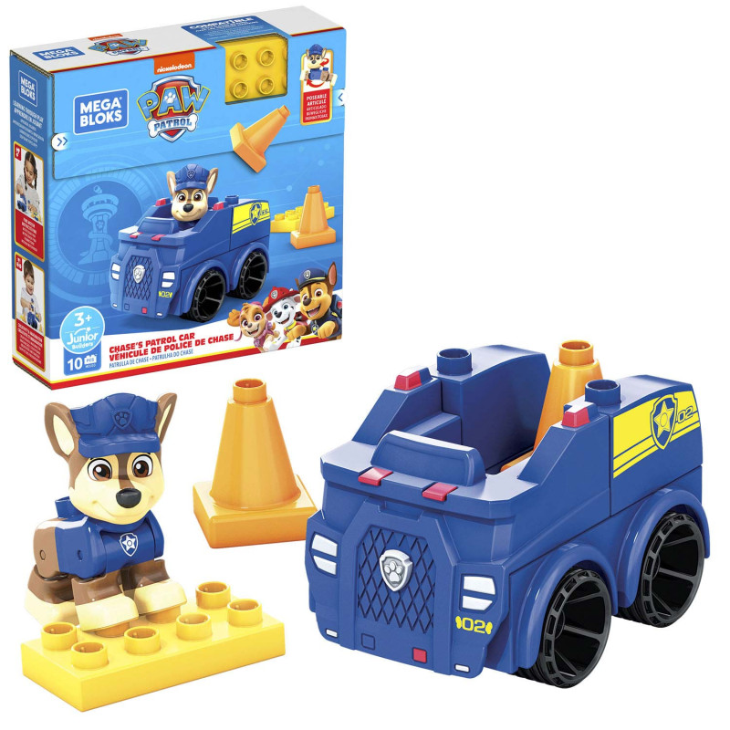 Mattel - Mega Bloks Paw Patrol Chase's Patrol Car HDJ33