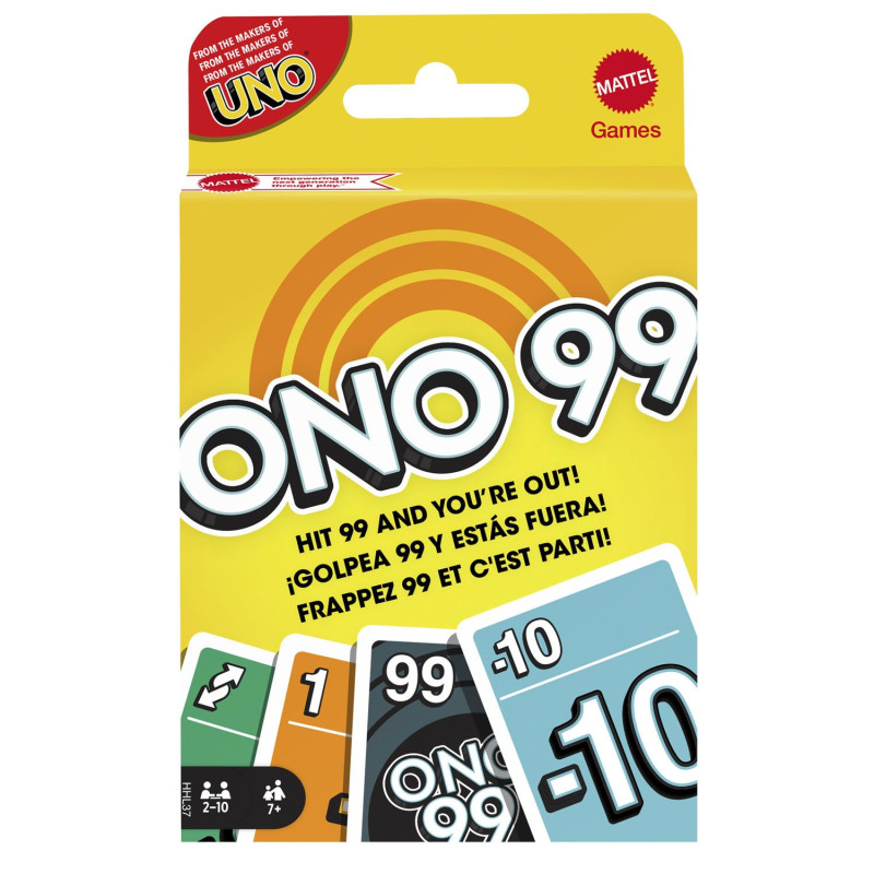 Mattel - O'NO 99 Card Game HHL37