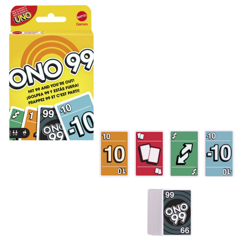 Mattel - O'NO 99 Card Game HHL37