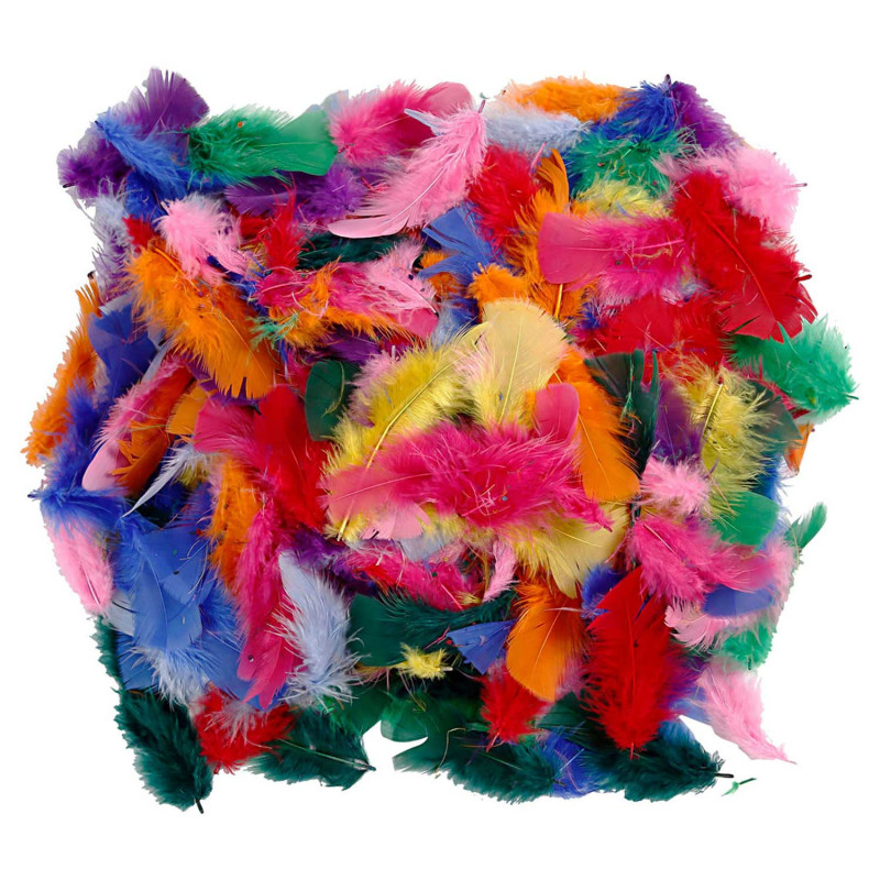 Creativ Company - Feathers in Various Colors 7-8cm, 50gr 51661