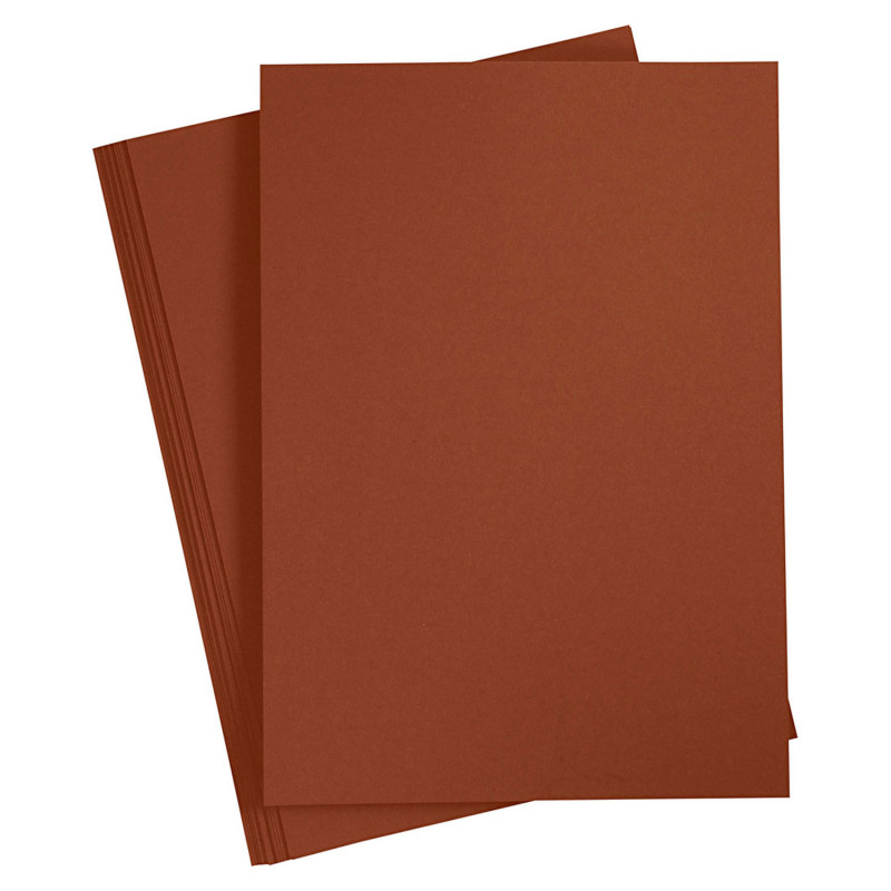 Creativ Company - Colored Cardboard Coffee Brown A4, 20 Sheets 21125