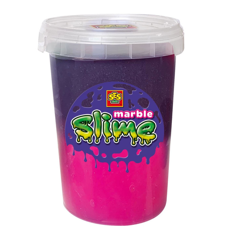 SES Marble Slime - Pink and Purple, 200gr 15024