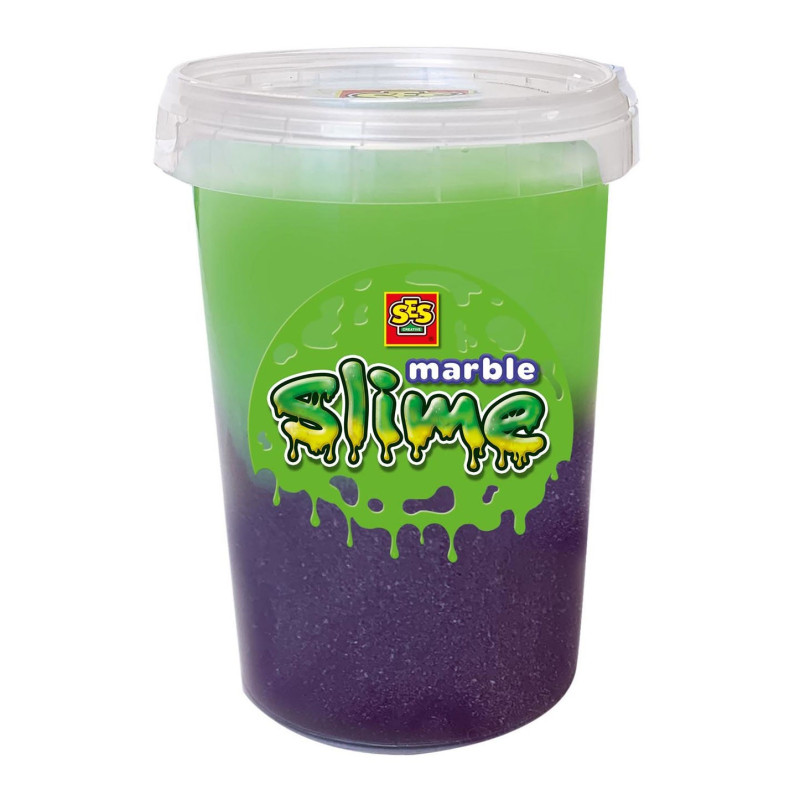 SES Marble Slime - Purple and Green, 200gr 15023