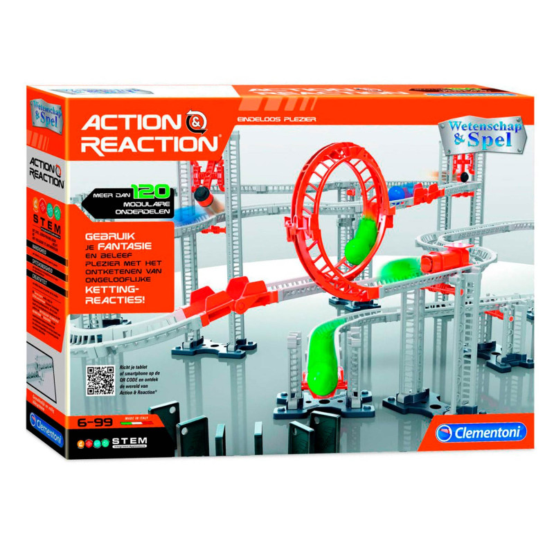 Clementoni Action & Reaction - Luxury Playset, 120 pcs.