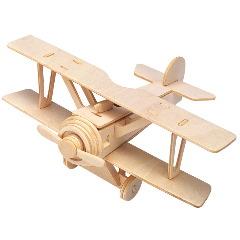 Eureka - Gepetto's Jeux de construction en bois Kit 3D - avion 52473158