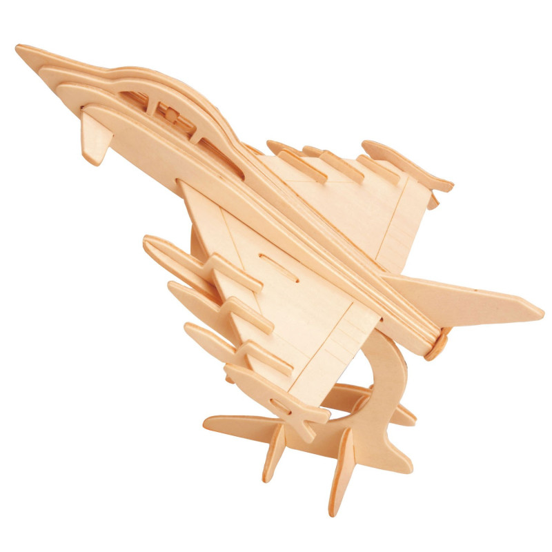 Eureka - Gepetto's Jeux de construction en bois Kit 3D - avion de chasse 52473148