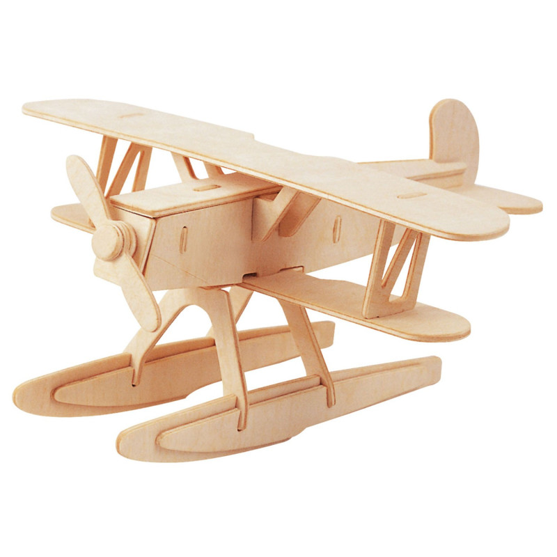 Eureka - Gepetto's Jeux de construction en bois Kit 3D - avion 52473146