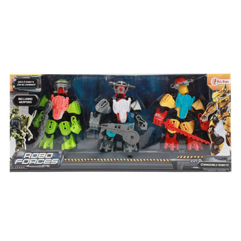 Roboforces Construction Robots Warrior, 3pcs. 30145Z