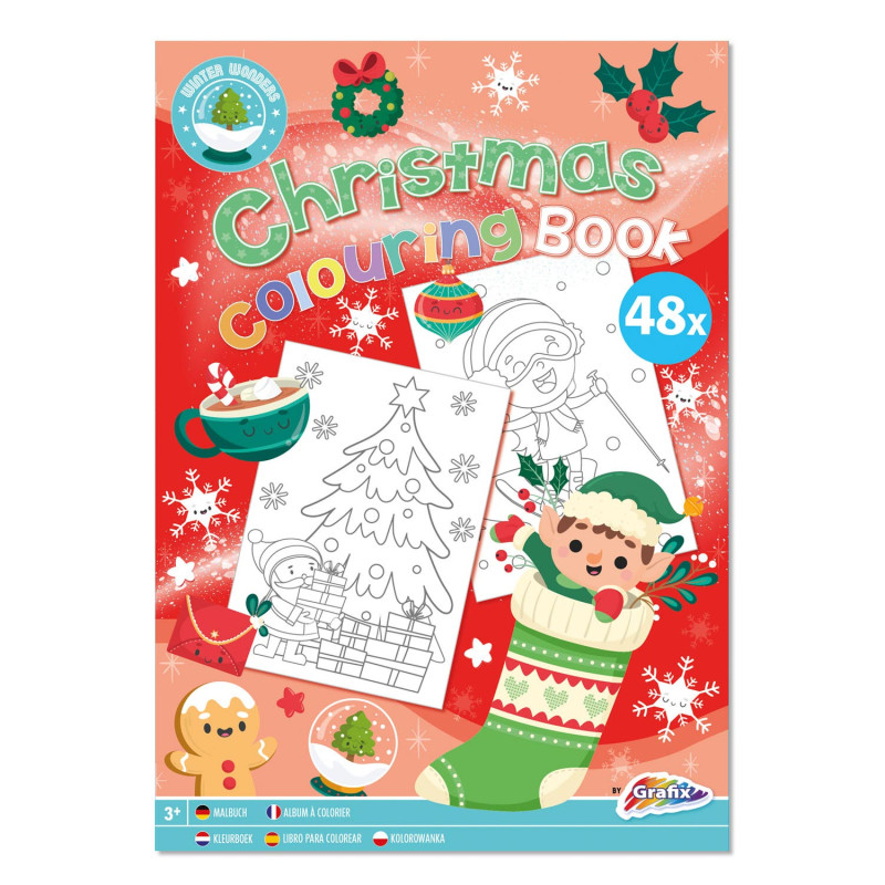 Grafix - Coloring Book Christmas A4, 48 Sheets 800006
