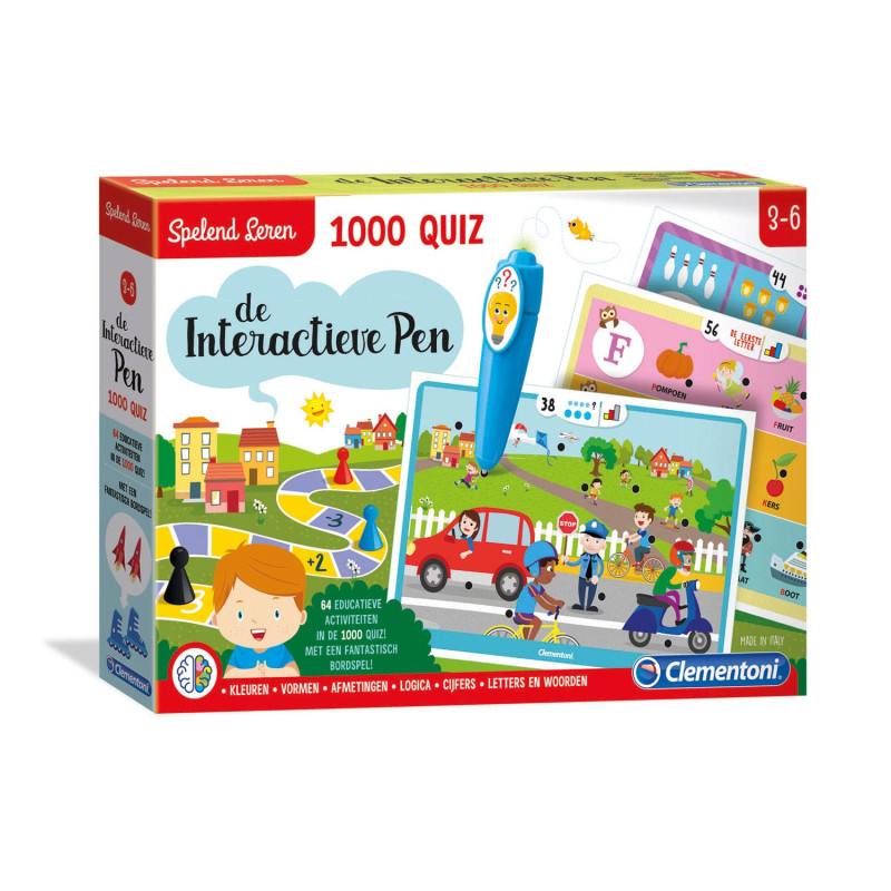 Clementoni Playful Learning - The Interactive Pen, 1000 Quiz